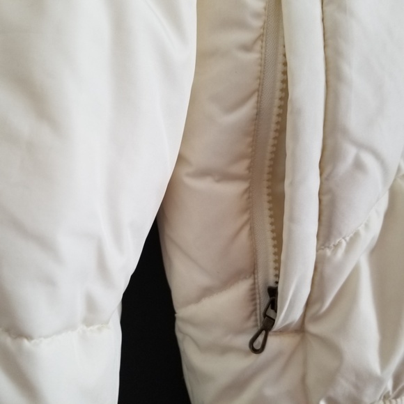 STEVE MADDEN Cream Down Puffer Coat Winter Warm Lg - Picture 4 of 8